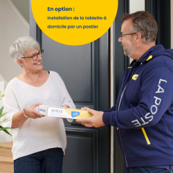 Tablette senior ardoiz 3 | pack 1 an accès aux services